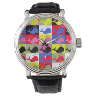 Andy Wal-Hole™ pattern_Lots o kleine Wale Armbanduhr