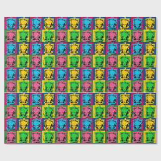 Andy Warhol Skibidi Toilette Pop Art Geschenkpapier