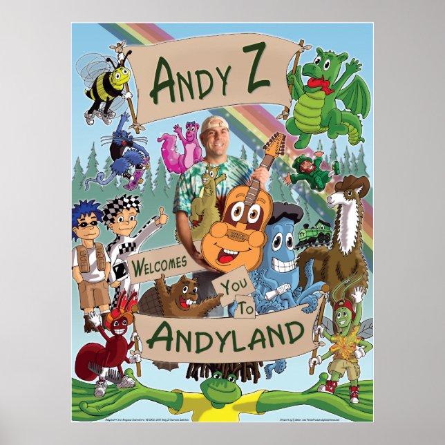 Andy Z & Friends Poster (Vorne)