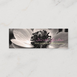 Anemone 1 Geschäftskarten für Blumenfotografie Mini Visitenkarte