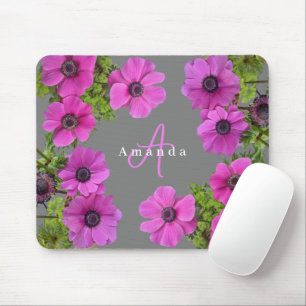 Anemone Blumen - Personalisiert Mousepad