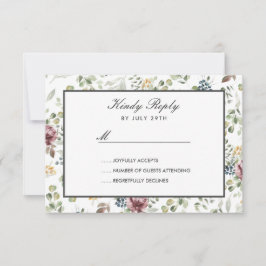 Anemone Blush grau botanische Blume Hochzeit RSVP