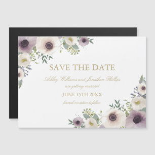 Anemone Bouquet Magnetic Save the Date Magneteinladung