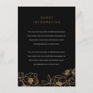 Anemone Bouquet Wedding Insert