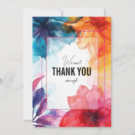 Anemone Dreamscape Hochzeit aus atemberaubendem St Dankeskarte