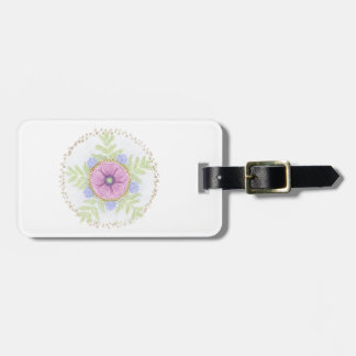 Anemone, Endivienblüten, Wermut und Mandeln Gepäckanhänger