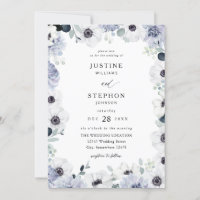Anemone & Eukalyptus Winter White Floral Wedding