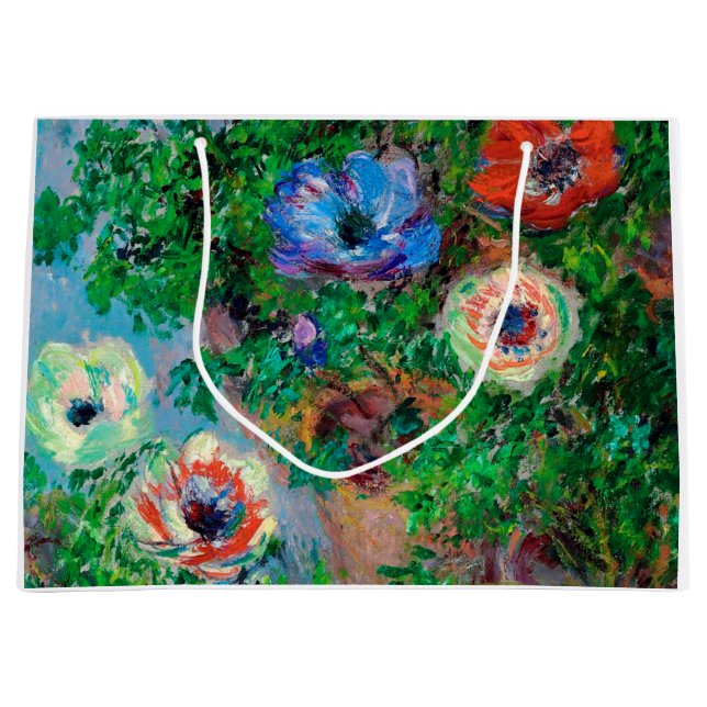 Anemone, Monet Große Geschenktüte (Vorderseite)