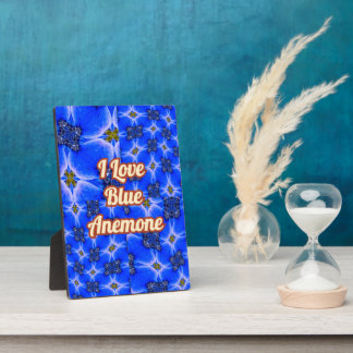 Anemone Muster Fotoplatte