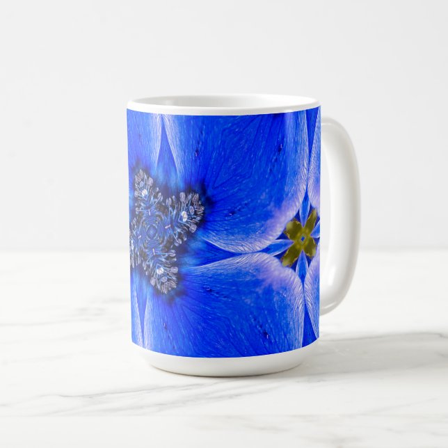 Anemone Muster Kaffeetasse (VorderseiteRechts)
