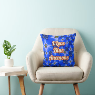 Anemone Muster Kissen