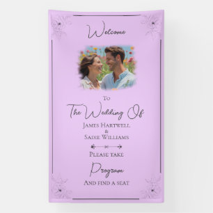 *Anemone on Light Lilac Hochzeit Finden Sie Ihren Banner