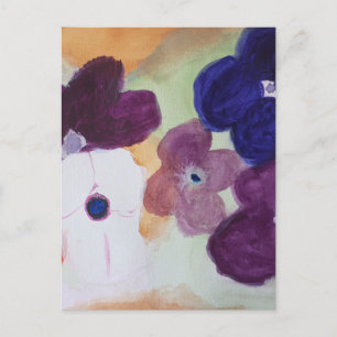 Anemone Spring Flowers Postcard Postkarte