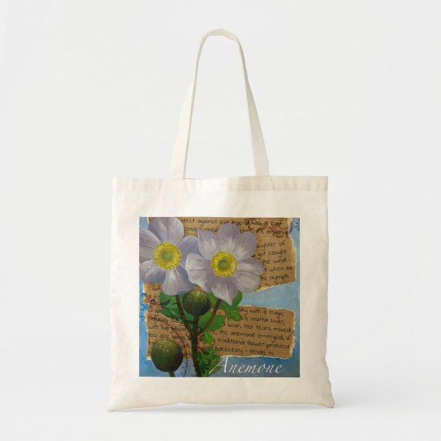 Anemone-Taschentuch Tragetasche (Vorne)