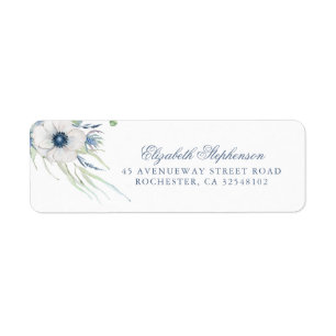 Anemone und staubiges blaue Distel-modernes