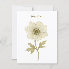 Anemone — verlassen postkarte