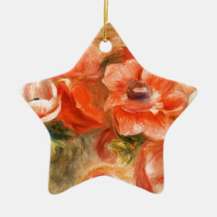 Anemone von Renoir Impressionist Painting Keramik Ornament