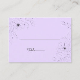 Anemone zur Platzkarte von Blasslavender Flat