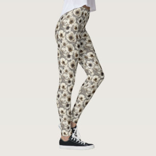 Anemonen Blume Fitness Mode Anemonen Blume Leggings