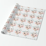 Anemonen-Brautparty Giftwrap Geschenkpapier<br><div class="desc">Watercoloranemonen-Blumen schmücken diese Geschenkverpackung</div>