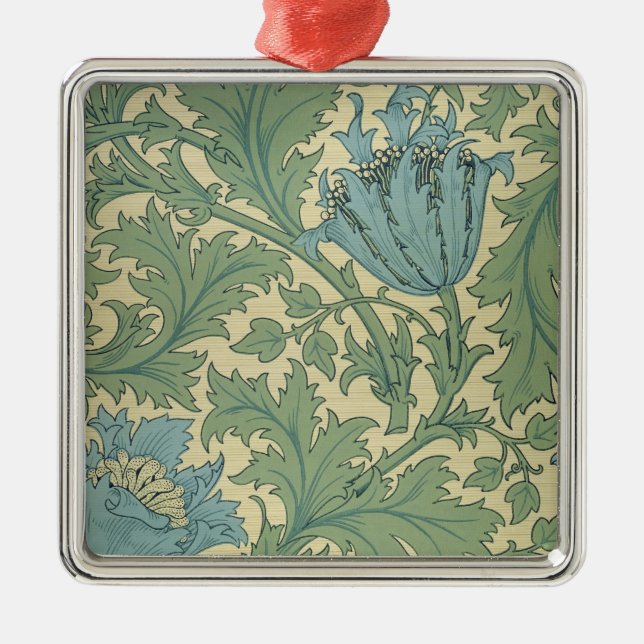 "Anemonen" Entwurf (Gewebe) Ornament Aus Metall (Vorne)