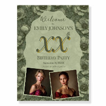 Anemonen- Geburtstags-Willkommensschild zum Bearbe