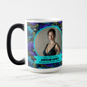 Anemonen Inspiriertes 70. Geburtstagsgeschenk Für  Verwandlungstasse