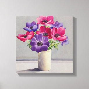 Anemonen Leinwanddruck
