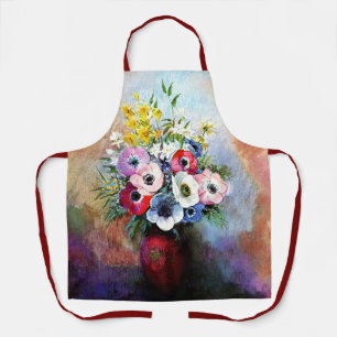 Anemonen von Odilon Redon Schürze
