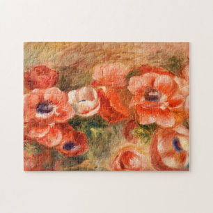 Anemonen von Renoir-Impressionisten Puzzle