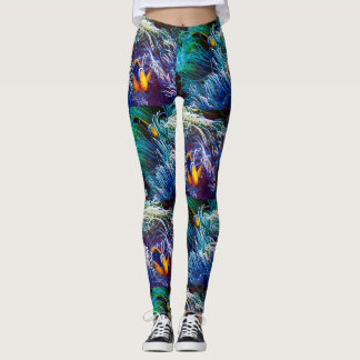 Anemonenfisch und Korallensee-Anemone Leggings