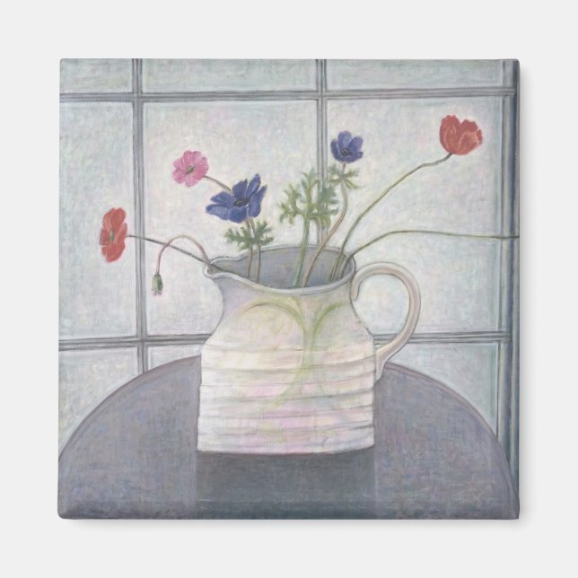 Anemones and Poppies 2008 jug Blume noch Magnet (Vorne)