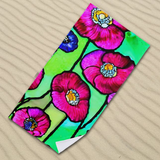 Anemones Glaskunst Strandtuch (Von Creator hochgeladen)