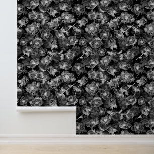 Anemones Muster Elegantes Blumendesign Tapete