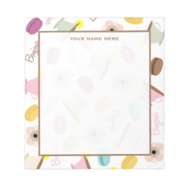 Anemones & Teacups Notepad Notizblock