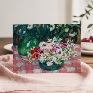 Anémones   Theo van Rysselberghe Karte