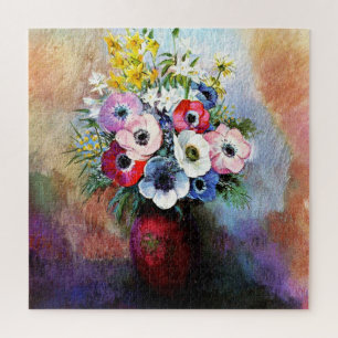 Anemones von Odilon Redon Puzzle