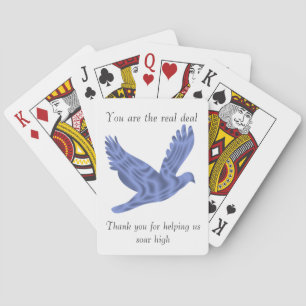 Anerkennung der MitarbeiterInnen - Danke Bird Spielkarten