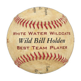 Anerkennung des personalisierten Baseball-Player-P Baseball