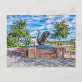 Anerkennung für den Schwan Postkarte