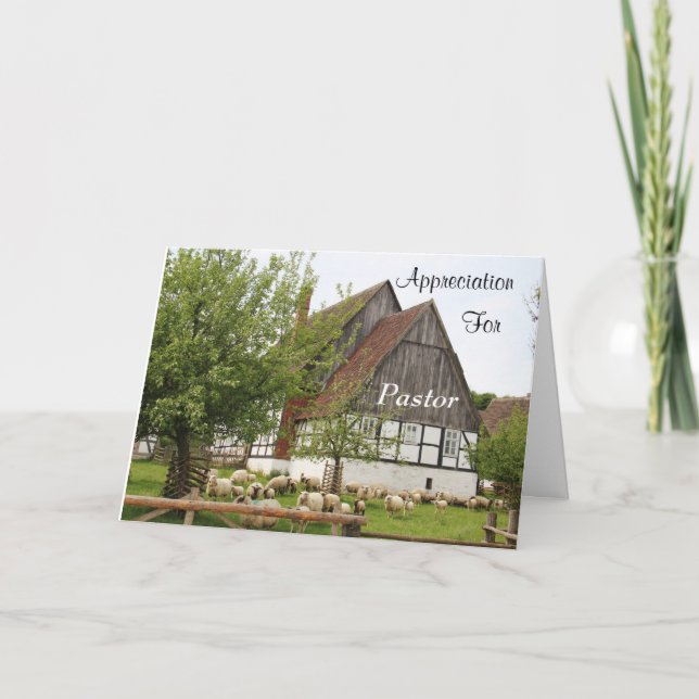Anerkennung - für Pastor Dankeskarte (Vorderseite)