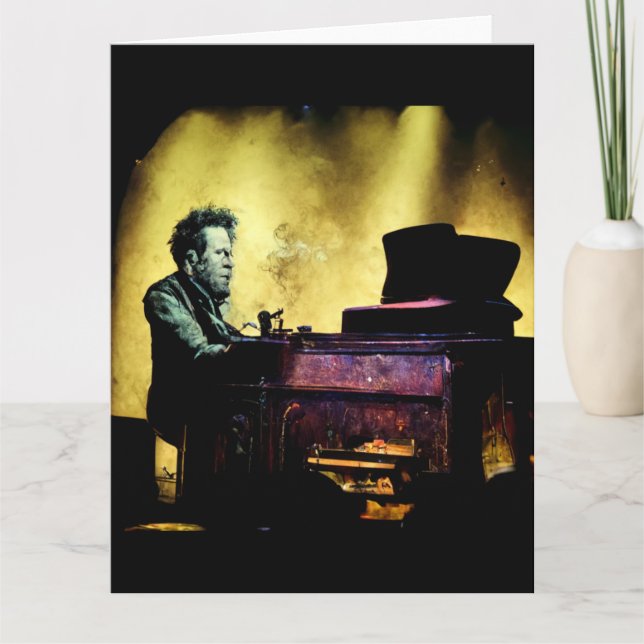 Anerkennung für Tom Waits Karte (Vorderseite)