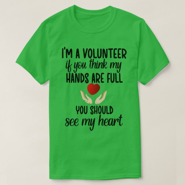 Anerkennung von Freiwilligen gewährt Freiwilligen  T-Shirt (Design vorne)