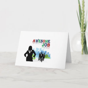 Anerkennung von Mitarbeitern Karte