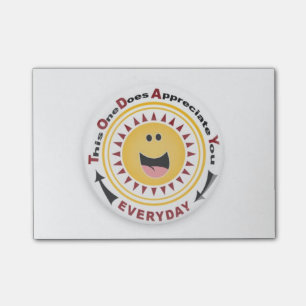 Anerkennungs-Post-Itauflagen Post-it Klebezettel