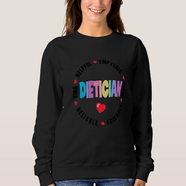 Anerkennungswoche des Diätetikers Sweatshirt (Vorderseite)
