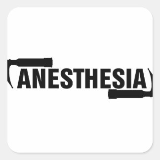 Anesthesia Mac Blade Quadratischer Aufkleber