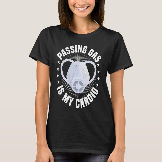 Anesthesia Nurse Passing Gas Is My Cardio CRNA Ane T-Shirt (Vorderseite)