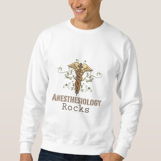 Anesthesiology schaukelt Sweatshirt (Vorderseite)