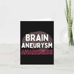 Aneurysm Awareness Burgundy Ribbon Aneurysm Surviv Karte